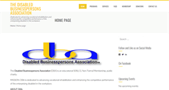 Desktop Screenshot of disabledbusiness.org