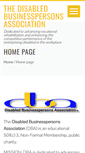 Mobile Screenshot of disabledbusiness.org